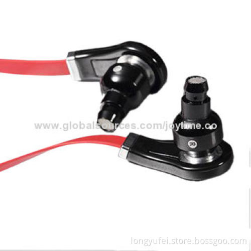 Fashionable Flat Cable Earphones with Good Performance, OEM Orders WelcomedNew